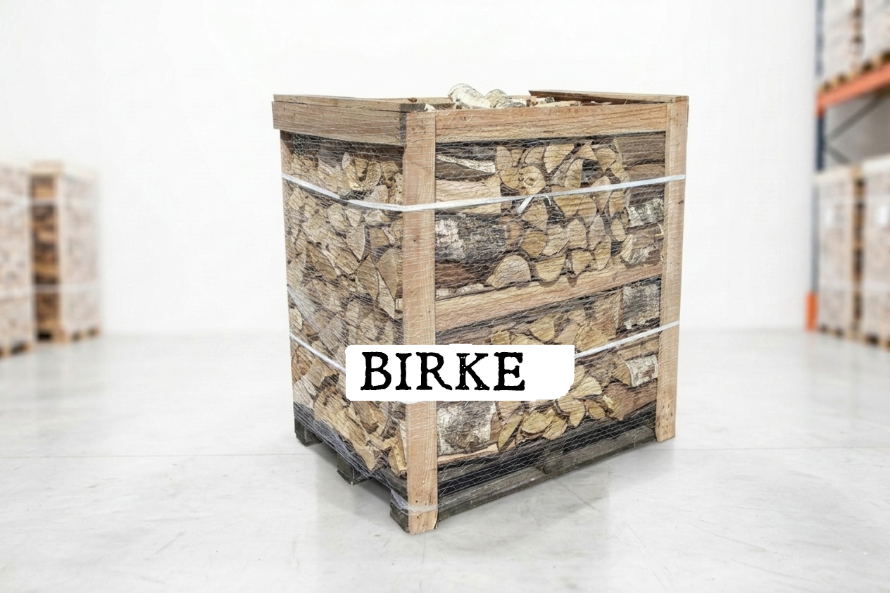 Brennholz Palette – Birke – 30/33 cm – kammergetrocknet – 1 RM