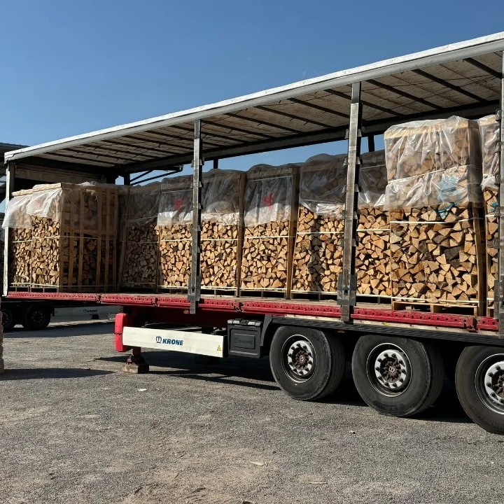 Volle LKW-Ladung gemischtes Hartholz (48 RM) – 25 cm Stämme – Premium-Mix H1 G1