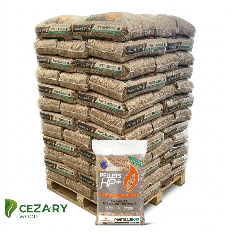 Holzpellets HP+ Wood Piveteau – 72 Säcke à 15 kg